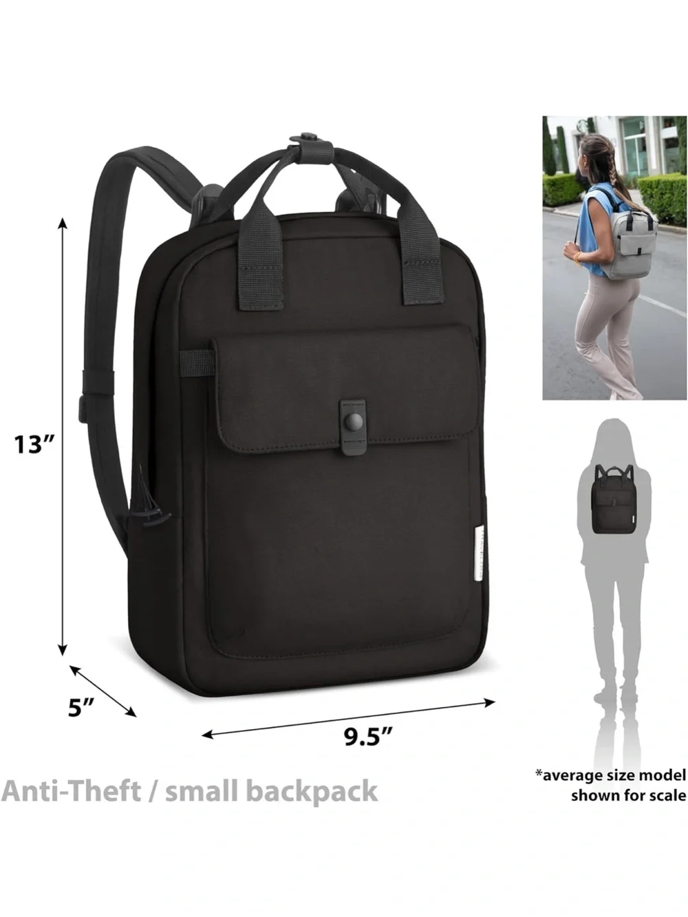 Travelon Anti-Theft Origin Small Backpack